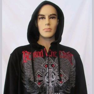 Graphic Gothic Mens Hoodie NWT